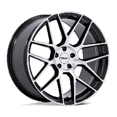 TSW 18x10.5 TW002 Lasarthe (5x112) ET+35 CB66.56 Gloss Black / Machined