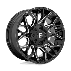 Fuel 20x10 D769 Twitch (5x114.3/5x127) ET-18 CB78.1 Gloss Black / Milled Edges