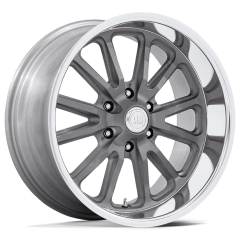 US Mags 20x8 UC145 Rambler 6 (6x127) ET+1 CB78.1 Matte Gunmetal / Diamond Cut Lip