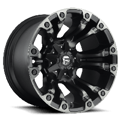 Fuel 17x9 D569 Vapor (5x114.3/5x127) ET+1 CB78.1 Matte Black / Machined DDT