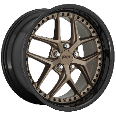 Niche 20x10.5 M227 Vice (5x112) ET+40 CB66.56 Matte Bronze / Black Ring