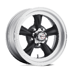 American Racing Vintage 14x6 VN105 Torq Thrust D (5x114.3) ET-2 CB83.06 Satin Black / Machined Lip