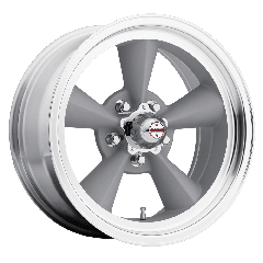 American Racing Vintage 17x7 VN309 TT O (5x114.3) ET+00 CB83.06 Vintage Silver / Machined Lip