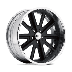 American Racing Vintage 18x10 VN407 Cobra SL 2pc (5x120) ET+25 CB72.6 Hot Rod Black Centre / Polished Barrel