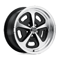 American Racing Vintage 15x7 VN501 500 Mono Cast (5x114.3) ET+00 CB72.56 Gloss Black / Machined