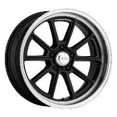 American Racing Vintage 18x10 VN510 Draft (5x114.3) ET+00 CB72.56 Gloss Black / Diamond Cut Lip