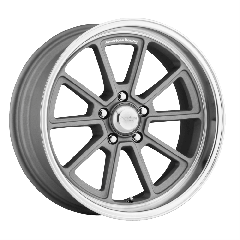 American Racing Vintage 18x10 VN510 Draft (5x114.3) ET+00 CB72.56 Vintage Silver / Diamond Cut Lip