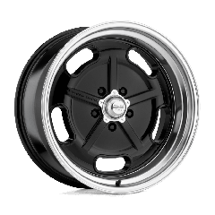 American Racing Vintage 17x7 VN511 Salt Flat (5x114.3) ET+00 CB72.56 Gloss Black / Diamond Cut Lip
