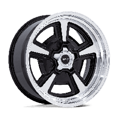American Racing Vintage 18x8 VN517 Marauder (5x120.65) ET+00 CB72.56 Gloss Black / Machined with Diamond Cut Lip