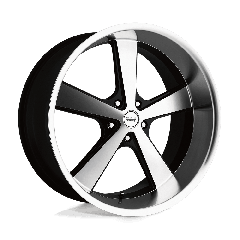 American Racing Vintage 22x11 VN701 Nova (5x127) ET+18 CB78.1 Gloss Black / Machined