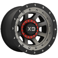 XD Series 17x9 XD137 FMJ (5x127/5x139.7) ET-12 CB78.1 Satin Black / Machined DDT
