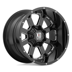 XD Series 20x14 XD825 Buck 25 (6x135/6x139.7) ET-76 CB106.1 Gloss Black / Milled Edges