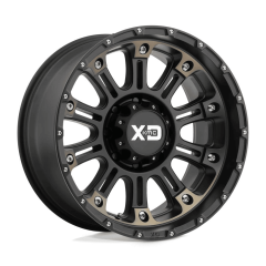 XD Series 17x9 XD829 Hoss II (5x127) ET-12 CB72.56 Satin Black / Machined DDT