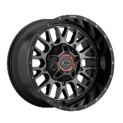 XD Series 20x10 XD842 Snare (5x127/5x139.7) ET-18 CB78.1 Gloss Black / Grey Tint