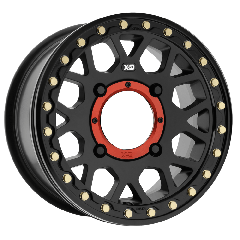 KMC Powersports 14x7 KS235 Grenade UTV Beadlock (4x156) ET+38 CB132 Satin Black